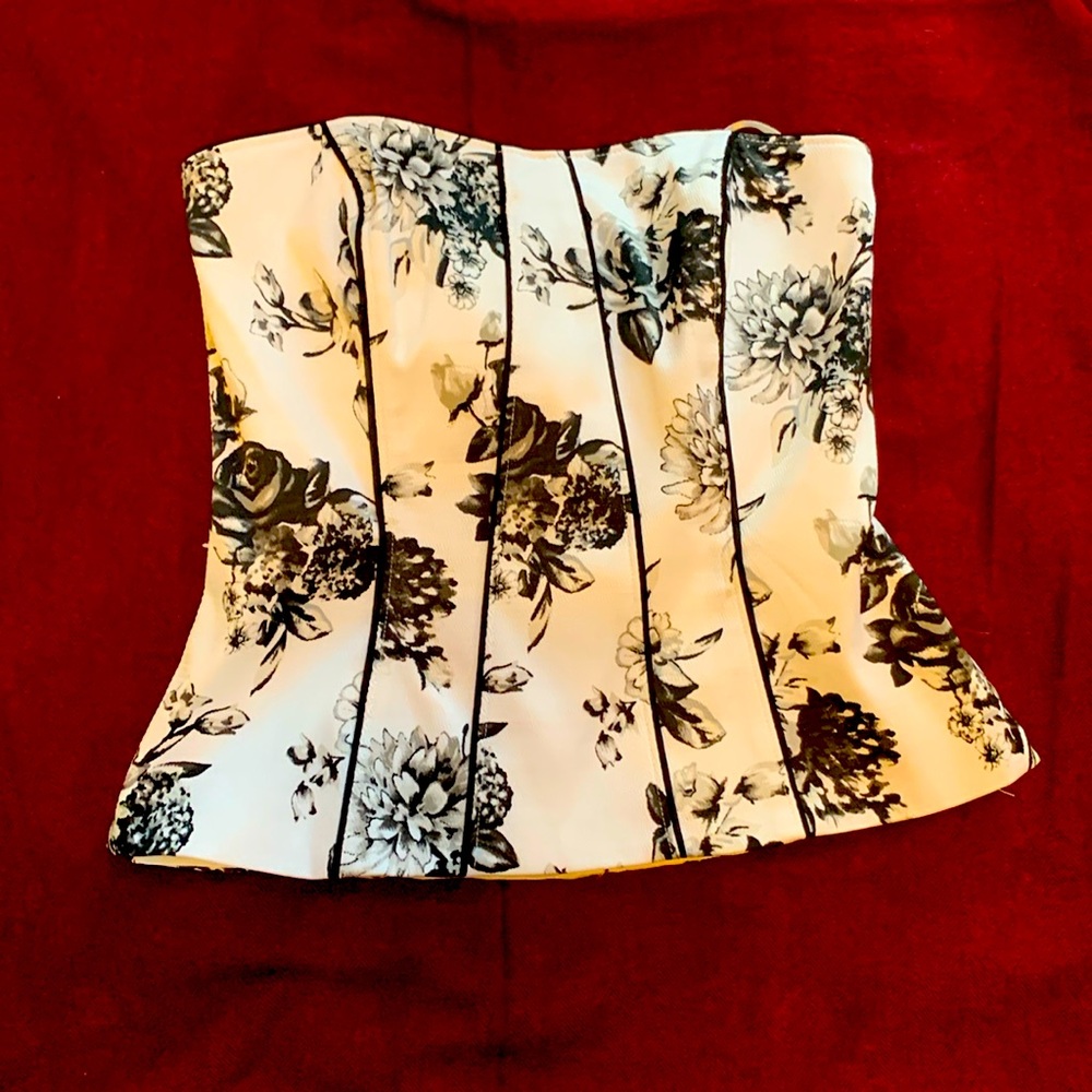 Floral Bustier, never worn butn